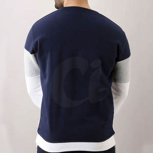 Precio bajo Algodón Mezclado Hombres Sudaderas Liso Teñido Hombres Sudaderas Venta en línea Hombres Sudaderas - Product Image 3