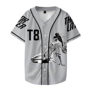 Camiseta personalizada de béisbol y softbol, camiseta de béisbol de alta calidad, uniforme de sublimación con botón completo para hombres, mujeres y jóvenes - Product Image 6