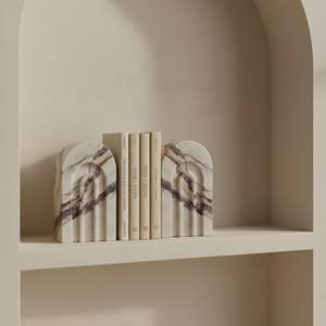 Great quality in reasonable price Minimal Marble Bookends Clean Design Suitable For Modern Homes Offices And Libraries - Product Image 2