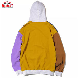 Sudaderas con capucha de bloque de color de diseño personalizado, jersey de calidad superior para hombre, ropa informal, sudaderas con capucha de manga larga personalizadas para hombre de Elegant Sports - Product Image 4