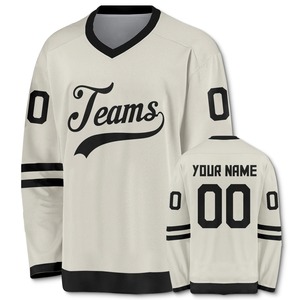 Maillot de hockey sur glace personnalisé 2025 – Unisexe, pour adultes, tendance, tenue d'équipe sportive, uniformes avec impression par transfert thermique sur le devant, 100 % personnalisable - Product Image 3