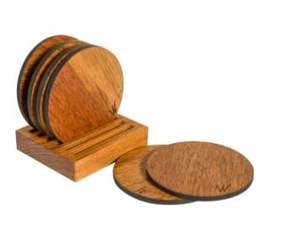 CLIQUEZ LA TAILLE PERSONNALISÉE DE COASTER ROND EN BOIS Fait à la main pour les articles de table et de cuisine en gros de haute qualité du Vietnam - Product Image 4