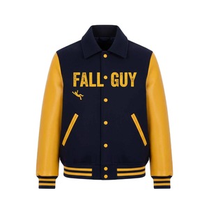 Chaqueta universitaria con logotipo bordado personalizado Diseño perfecto de manga larga de Gosling, ropa de calle unisex esencial - Product Image 5
