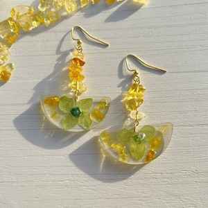 <b>Resin</b> <b>Earrings</b> Handmade <b>Resin</b> <b>Earrings</b> <b>Resin</b> Drop <b>Earrings</b> - Product Image 2