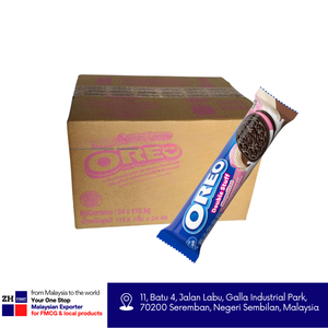 Oreo สองอย่างอย่างแซนด์วิชคุกกี้ช็อคโกแลต131กรัมบิสกิตสตรอเบอร์รี่วานิลลามอลมอนเดเลซมาเลเซียราคาถูก - Product Image 3