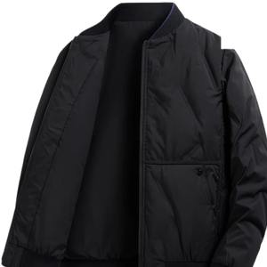 Chaqueta de Invierno de Alta Calidad, Chaqueta Acolchada Premium con Cuello Alto Personalizada para Hombre, OEM, Transpirable, Cortavientos, con Cremallera - Product Image 3