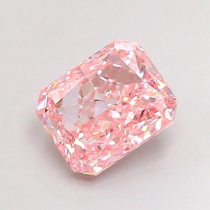 Diamante Radiante de 4.02ct VVS2, Color Rosa Intenso, Cultivado en Laboratorio - Product Image 1