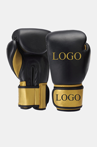 Guantes de boxeo cómodos y duraderos de cuero de alta calidad para Kickboxing Sparring Guantes de boxeo resistentes OEM - Product Image 4