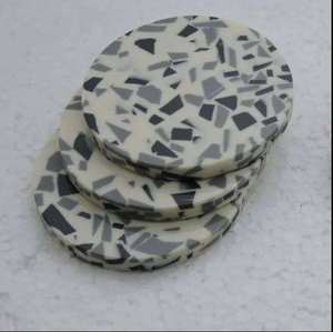 Juego de Posavasos de Mármol con Incrustaciones de Madera al por Mayor |   Posavasos de Lujo para Mesa de Comedor, Resistentes al Calor, para Cocina, Venta al por Mayor OEM - Product Image 4