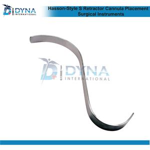 Hasson Style S Retractor Cánula Colocación Instrumentos quirúrgicos Certificado CE para cirugía general - Product Image 3