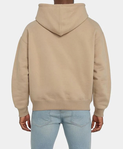 Sweat à capuche en molleton de coton lourd de luxe, unisexe, coupe décontractée streetwear, avec personnalisation complète de la marque, impression de logo et broderie - Product Image 2