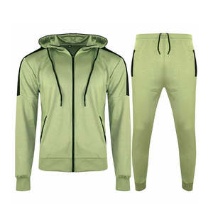 OEM Survêtements en coton Survêtement Sweat à capuche Pantalon patchwork pour hommes Survêtement Jogger Ensembles pour hommes Joggers empilés Impression numérique Adultes - Product Image 5