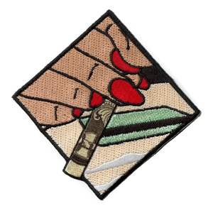 Animal shaped embroidery <b>appliques</b> featuring adhesive and merrow border for child apparel and textile projects - Product Image 3