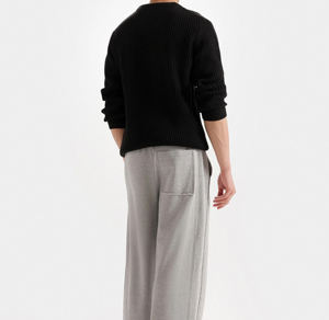 Suéter de punto unisex con relieve para mujer, estilo casual, cuello redondo, personalizado, con cremallera y botones, manga larga, para otoño - Product Image 4