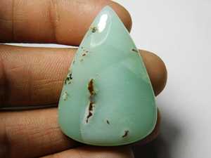 Haute Qualité Chrysoprase Lisse Cabochon Poire Naturel Fantaisie Forme Lâche Gemme À La Main Pendentif Bijoux 100pcs Grossiste - Product Image 4