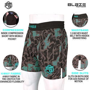 Men's High Street Style NO GI Jiu Jitsu Training <b>Shorts</b> Customizable Grappling <b>Shorts</b> with Pattern Decoration <b>Low</b> Price - Product Image 6