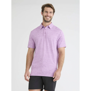 Chemises polo d'été de couleur unie, personnalisées, à la mode, élégantes et imprimées sur toute la surface Chemises polo Slim Fit pour hommes de BD - Product Image 4