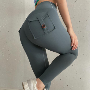 Seksi bayanlar popo cep Legging ganimet asansör <span class=keywords><strong>tayt</strong></span> Activewear spor salonu egzersiz kıyafeti spor <span class=keywords><strong>tayt</strong></span> spor Legging geri cep - Product Image 4