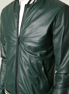 เสื้อแจ็กเก็ตบอมเบอร์ผ้าซาตินสำหรับฤดูหนาวงานปักลายนักบินหนังนักบินเลือกได้ตามต้องการ - Product Image 4