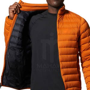Best Selling Premium Quality Breathable Eco-Friendly Puffer Stand Collar <b>Jacket</b> for <b>Men</b> Front Logo OEM Service Direct Factory - Product Image 5