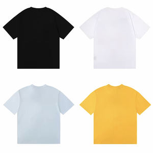 เสื้อยืดถักลายตัวอักษรของผู้ชายเสื้อคอตตอน100% มีลวดลายปรับแต่งได้ - Product Image 1