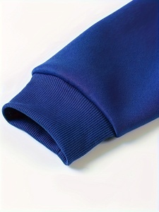 Personnalisé 100% Polyester Hommes Surdimensionné Polaire Sweat À Capuche Épaissie Épaule Goutte Conception Poche Hiver Saison Plaine - Product Image 4