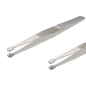 Pinces à perles en gros avec embouts en forme de coupe, pinces à perles, pinces à maquillage, pinces à percer, pinces à saisir en acier inoxydable - Product Image 6