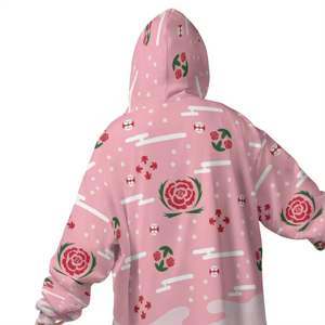 Sudadera con capucha Sherpa Fleece personalizable-Sudadera con capucha con estampado personalizado-Perfecta para actividades de invierno y al aire libre - Product Image 5