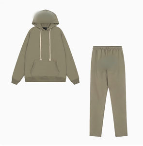 Venta al por mayor señoras algodón chándal manga larga Crop Top Sudadera con capucha personalizado bordado frontal para las mujeres - Product Image 2