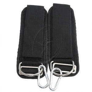 Tobilleras de entrenamiento para piernas, abdominales y ejercicios de glúteos y resistencia | Accesorio de correas de tobillo con anillo en D personalizado para máquinas de cable, - Product Image 1