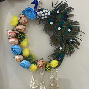 Flores Artificiales con Diseño de Pavo Real Más Vendidas para Decoración de Puertas o Paredes para Decoración de Diwali Toran - Product Image 1
