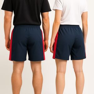 กางเกงขาสั้นใส่เล่นยิมสีพื้นสำหรับผู้ชายกางเกงขาสั้นลำลองสไตล์ไม่ซ้ำใคร - Product Image 5