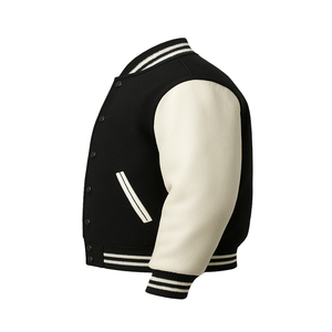 Custom Baseball Latterman Varsity Chaquetas 100% Algodón Lana Tela Bordado frontal - Product Image 2