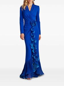 Robe de soirée chic avec cascade conçue pour les occasions sophistiquées et les tenues de soirée aux meilleurs prix pour la robe de soirée - Product Image 3