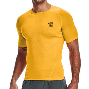 เสื้อยิมออกกำลังกายผู้ชาย ดีไซน์ใหม่ ปี 2026 สีพื้น ผ้าเนื้อนุ่ม เสื้อยืดฟิตเนสสำหรับผู้ใหญ่ - Product Image 3