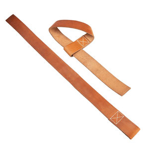 Sangles de poignet pour la musculation en cuir de vachette personnalisées avec fermeture à crochet et boucle antidérapante pour la salle de sport et l'entraînement - Unisexe - Product Image 6