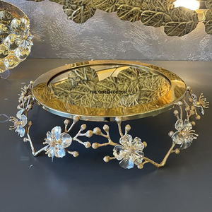 Dernière collection de plateaux à chocolat de designer, sûrs et les plus vendus, en aluminium plaqué or - Product Image 6