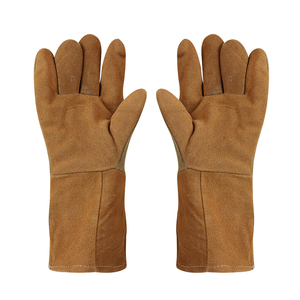 Gants de soudage en nylon de qualité supérieure, respirants, haute protection, confortables, avec poignées antidérapantes, manchette élastique, épaisseur 9 oz - Product Image 4