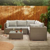 Meilleure Vente : Ensemble de Salon Modulaire d'Extérieur en Rotin Moderne, Mobilier de Jardin de Luxe, Canapé en Osier, Aluminium, pour Hôtels et Villas