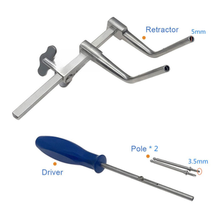 Retractor Cervical Manual, Instrumento Quirúrgico Ortopédico, Herramienta para Cirugía de Columna Vertebral, para Discectomía ACDF y Exposición Cervical, de Surgiright - Product Image 3