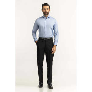 Camisas Casuales para Hombre, Corte Moderno FS-LAF25-330, 100% Algodón, Antiarrugas, Popelina y Chambray, Camisas de Negocios para el Trabajo - Product Image 4