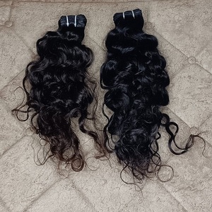 ผมต่อจากผมมนุษย์เรีมีอินเดียขนาด20นิ้วเกรดหยิก - Product Image 4