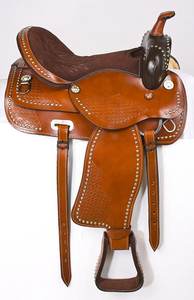 Calidad Premium Racing Western English Horse Saddle Diseñador hecho a mano Cómodo cuero genuino Fabricación al por mayor - Product Image 6