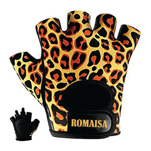 Deportes atléticos antideslizantes transpirables medio dedo Fitness gimnasio guantes equipo de entrenamiento para levantamiento de pesas ciclismo hecho de poliéster - Product Image 1
