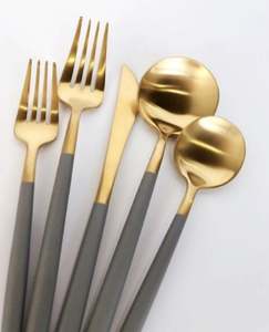 Dernière conception de couverts orientaux vintage plaqué or, meilleures ventes, couverts durables pour les événements de mariage et les hôtels - Product Image 3