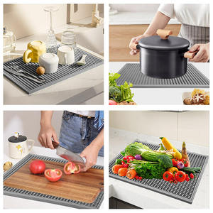 Non-Slip Modern <b>Bar</b> Service Spill <b>Mat</b> Silicone Kitchen Dish Drying <b>Mat</b> Restaurant Kitchen Hotel Counter <b>Bar</b> Pads - Product Image 6