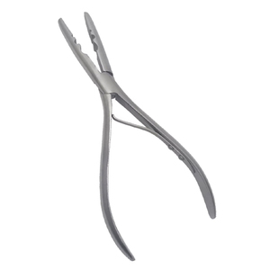 Pince à cheveux en acier inoxydable pour extensions de cheveux en kératine avec embout carré de 3 mm et 5 mm pour usage commercial - IMANS ENTERPRISES IE-EX-0111 - Product Image 4
