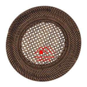 Table & Table Ware Utilisation Personnalisé Conception À La Main Meilleure Vente Chaude À La Main Conception En Spirale Plaque De Chargeur pour Salle À Manger - Product Image 5