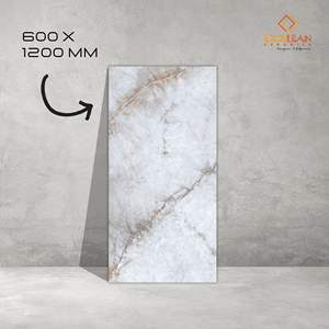 Carreaux pour maisons royales somptueuses corps en porcelaine céramique de luxe 600*1200 avec faible absorption d'humidité carrelage en marbre sol indien - Product Image 5