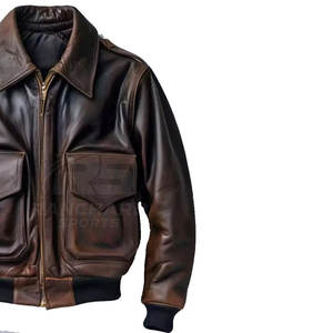 Chaqueta Bomber de Cuero PU Suave, Ropa Exterior Informal de Moda, Chaqueta Bomber de Cuero Auténtico, Moderna y Cómoda - Product Image 5